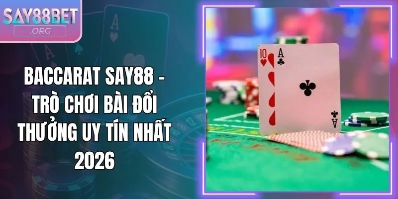 Baccarat Say88 - Trò Chơi Bài Đổi Thưởng Uy Tín Nhất 2026