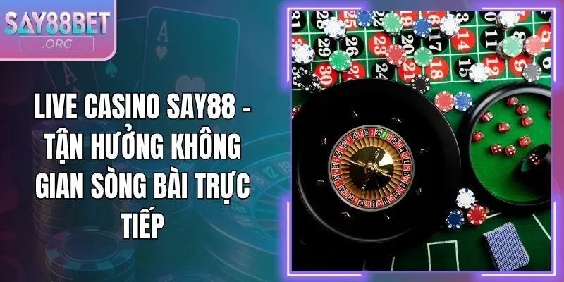 Live Casino Say88 - Tận Hưởng Không Gian Sòng Bài Trực Tiếp