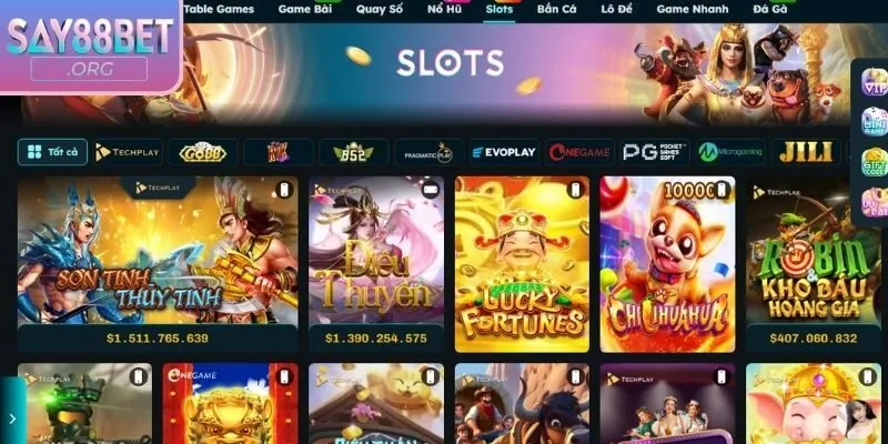 Slot game Say88 là sảnh chơi đặc sắc